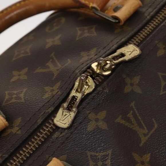 LOUIS VUITTON Monogram Keepall Bandouliere 60 Boston Bag M41412 LV Auth 113099 - Picture 9 of 15